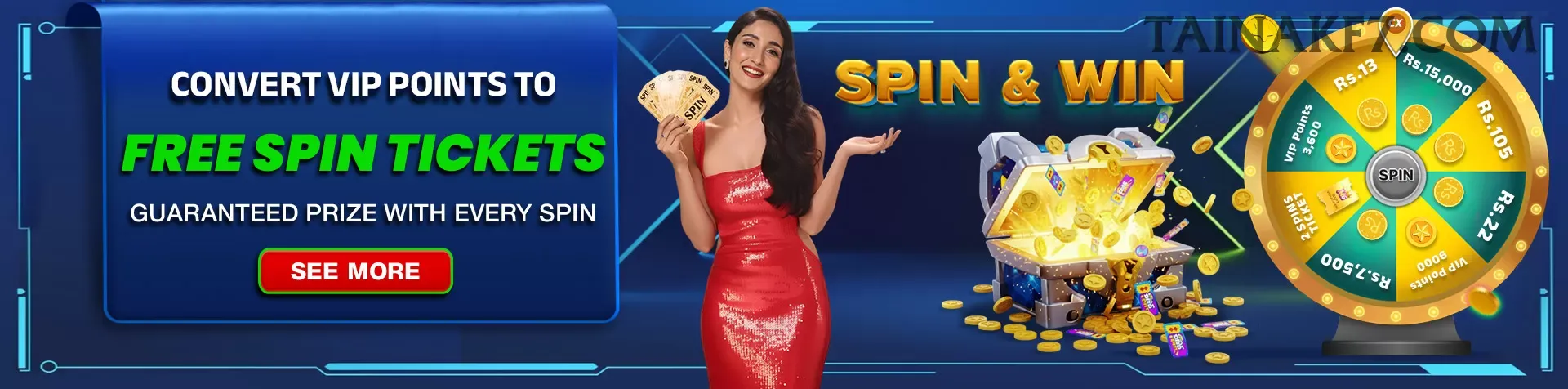 Cassino tainakf - mesas ao vivo e jogos